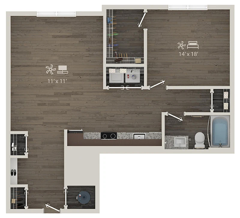 Sunset floor plan